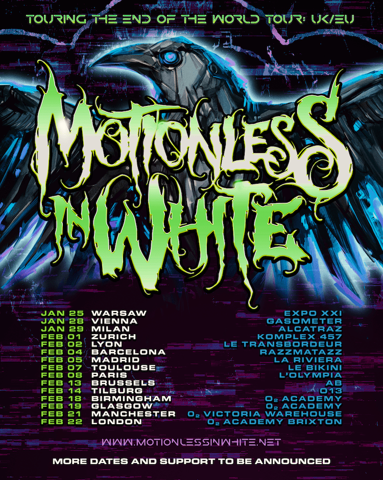 Motionless In White UK TOUR 2025